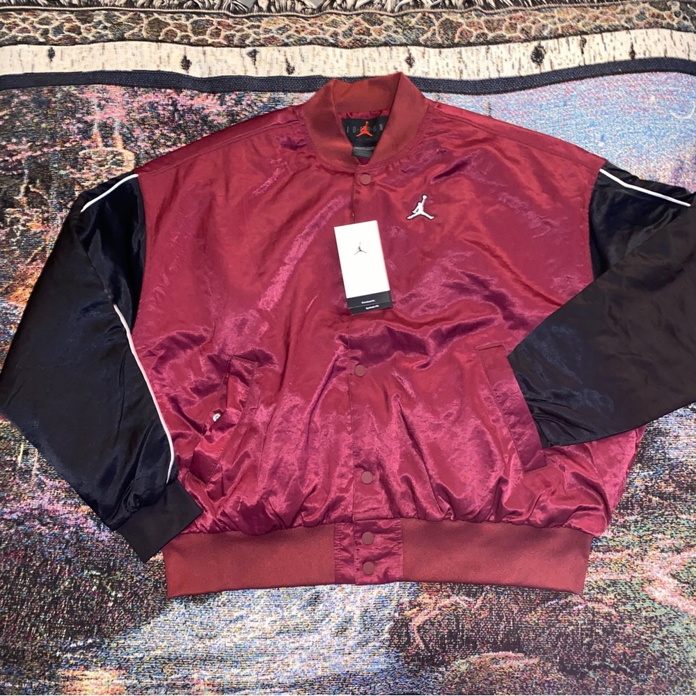 Nike Air Jordan Womens Flight Renegade Bomber Sz Small Loose Fit DV1414-645